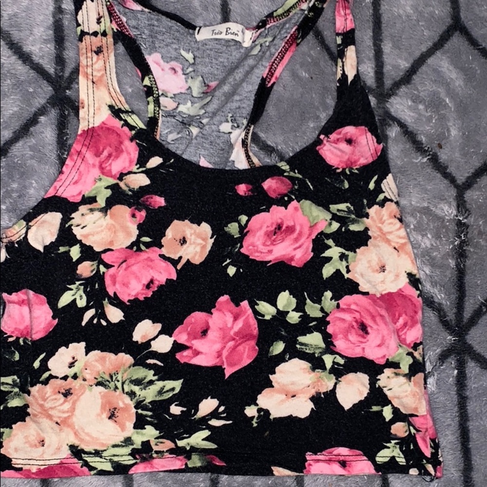 Floral crop top